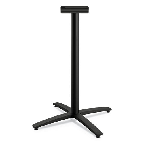 Between Standing-height X-base For 42" Table Tops, 32.68w X 41.12h, Black