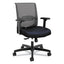Convergence Mid-back Task Chair, Synchro-tilt And Seat Glide, Supports Up To 275 Lb, Navy Seat, Black Back/base
