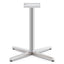 Arrange X-leg Base For 42" To 48" Tops, 32w X 32d X 28h, Silver