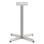 Arrange X-leg Base For 30" To 36" Tops, 25.59w X 27.88h, Silver