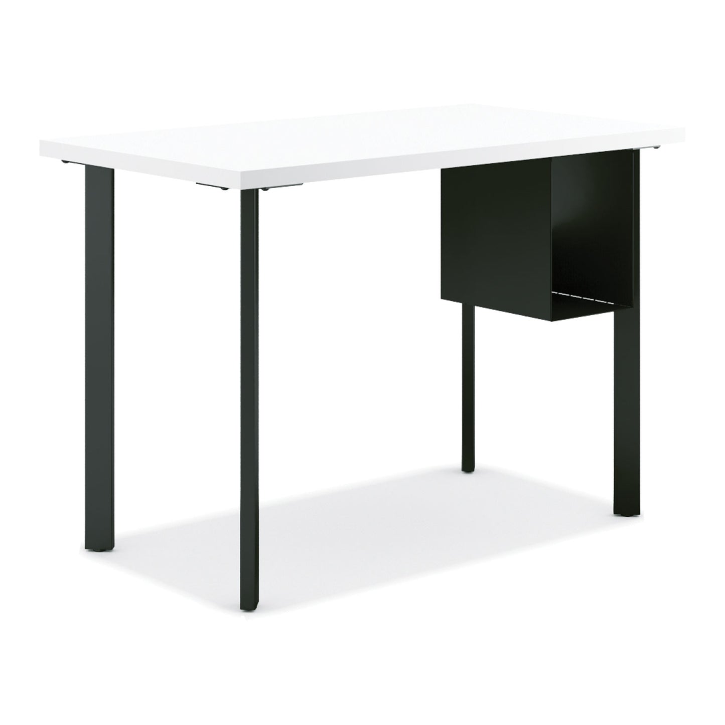 Coze Writing Desk Worksurface, Rectangular, 42" X 24", Designer White