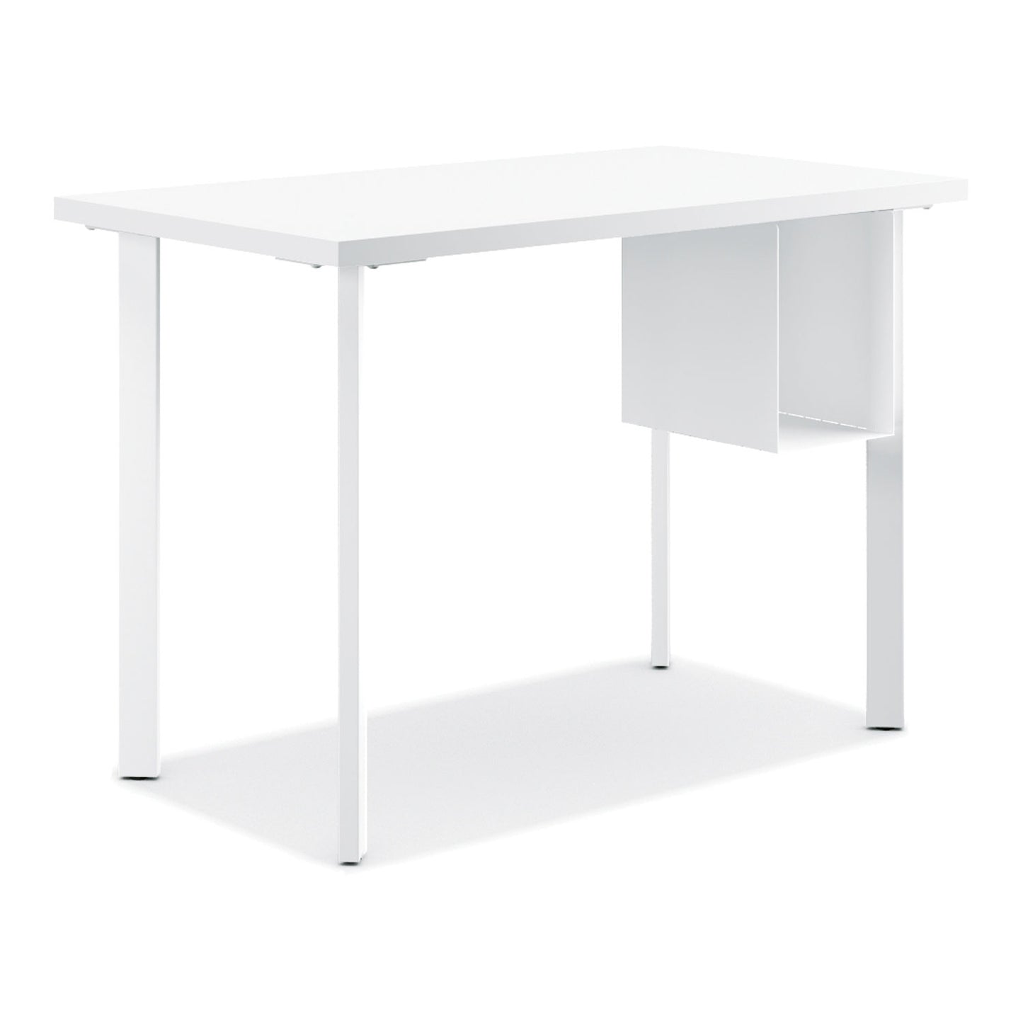 Coze Writing Desk Worksurface, Rectangular, 42" X 24", Designer White