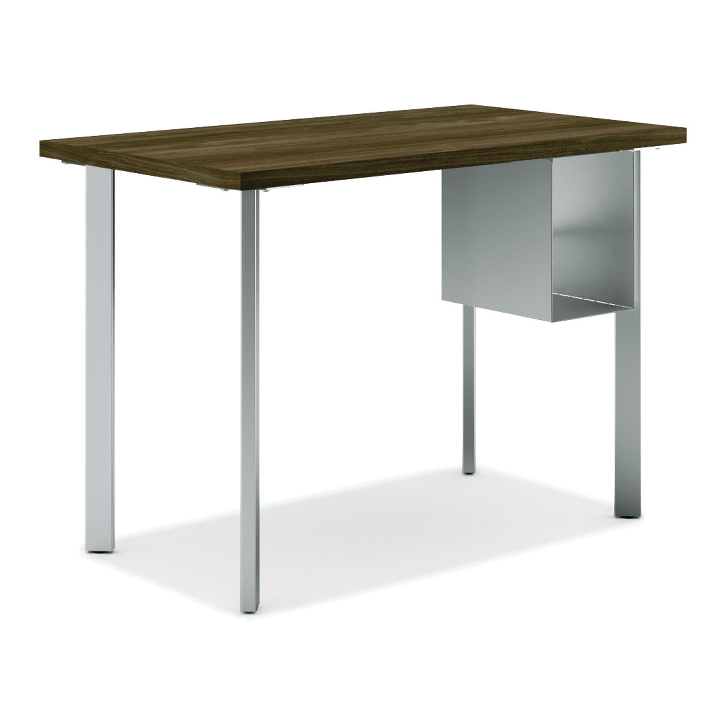 Coze Writing Desk Worksurface, Rectangular, 42" X 24", Florence Walnut