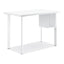 Coze Writing Desk Worksurface, Rectangular, 48" X 24", Designer White