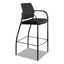 Ignition 2.0 Ilira-stretch Mesh Back Cafe Height Stool, Supports Up To 300 Lb, 31" High Seat, Black Seat/back, Black Base