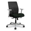 Ignition Series Mesh Mid-back Work Chair, Supports Up To 300 Lb, 17.5" To 22" Seat Height, Iron Ore Seat, Black Back/base