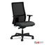Ignition Series Mesh Mid-back Work Chair, Supports Up To 300 Lb, 17.5" To 22" Seat Height, Iron Ore Seat, Black Back/base