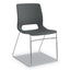 Motivate High-density Stacking Chair, Supports 300 Lb, 17.75" Seat Height, Shadow Seat, Shadow Back, Chrome Base, 4/carton