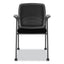 Nucleus Series Recharge Guest Chair, Supports Up To 300 Lb, 17.62" Seat Height, Black Seat/back, Black Base