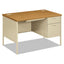 Metro Classic Series Right Pedestal Desk, 48" X 30" X 29.5", Harvest/putty