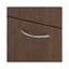 Mod Support Pedestal, Left Or Right, 2-drawers: Box/file, Legal/letter, Sepia Walnut, 15" X 20" X 20"