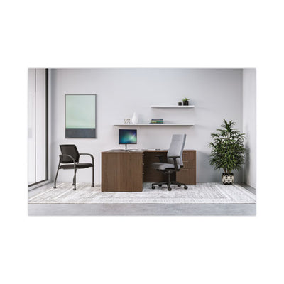 Mod Return Shell, Right, 48w X 24d X 29h, Sepia Walnut