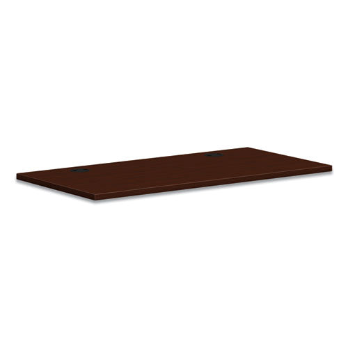 Rectangular Work Surface Mod Worksurface, Rectangular, 48w X 24d, Traditional Mahogany
