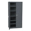 Assembled Storage Cabinet, 36w X 18d X 42h, Black