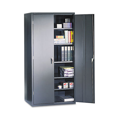 Assembled Storage Cabinet, 36w X 18.13d X 41.75h, Light Gray