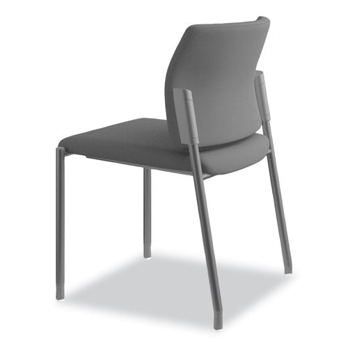 Accommodate Series Guest Chair, 23.5" X 22.25" X 31.5", Black Seat, Black Back, Textured Black Base, 2/carton