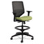 Solve Series Mesh Back Task Stool, Supports Up To 300 Lb, 23" To 33" Seat Height, Ink Seat/back, Black Base