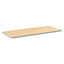 Build Rectangle Shape Table Top, 60w X 24d, Natural Maple