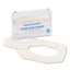 Health Gards Toilet Seat Covers, Half-fold, 14.25 X 16.5, White, 250/pack, 10 Boxes/carton