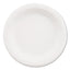 Paper Dinnerware, Plate, 10.5" Dia, White, 500/carton