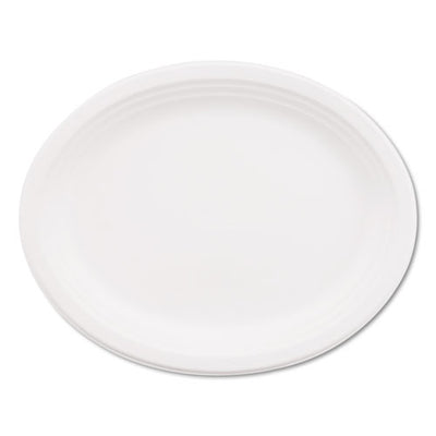 Paper Dinnerware, Plate, 10.5" Dia, White, 500/carton