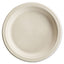 Paperpro Naturals Fiber Round Plates, 3-compartment, 10.25" Dia, Natural, 125/pack, 4 Packs/carton