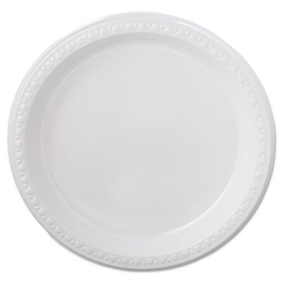 Heavyweight Plastic Platters, 8 X 11, Black, 125/bag, 4 Bag/carton
