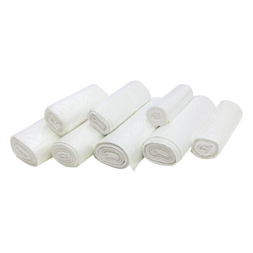 High-density Commercial Can Liners, 7 Gal, 6 Microns, 20" X 22", Clear, 2,000/carton