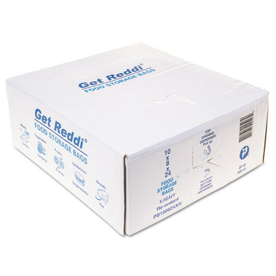 Food Bags, 22 Qt, 1.2 Mil, 10" X 24", Clear, 500/carton