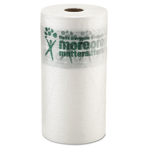 Produce Bags, 9 Microns, 12" X 20", Clear, 875 Bags/roll, 4 Rolls/carton