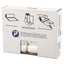 High-density Commercial Can Liners, 10 Gal, 8 Microns, 24" X 24", Natural, 50 Bags/roll, 20 Rolls/carton