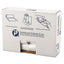 High-density Commercial Can Liners, 16 Gal, 8 Microns, 24" X 33", Natural, 50 Bags/roll, 20 Rolls/carton