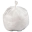 High-density Interleaved Commercial Can Liners, 33 Gal, 13 Microns, 33" X 40", Clear, 25 Bags/roll, 20 Rolls/carton
