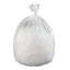 High-density Interleaved Commercial Can Liners, 60 Gal, 14 Microns, 38" X 60", Clear, 25 Bags/roll, 8 Rolls/carton