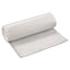 High-density Interleaved Commercial Can Liners, 60 Gal, 14 Microns, 38" X 60", Clear, 25 Bags/roll, 8 Rolls/carton