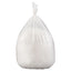 High-density Interleaved Commercial Can Liners, 60 Gal, 22 Microns, 38" X 60", Clear, 25 Bags/roll, 6 Rolls/carton