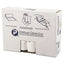 High-density Interleaved Commercial Can Liners, 45 Gal, 16 Microns, 40" X 48", Clear, 25 Bags/roll, 10 Rolls/carton