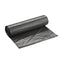 High-density Interleaved Commercial Can Liners, 60 Gal, 16 Microns, 43" X 48", Black, 25 Bags/roll, 8 Rolls/carton
