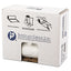 Low-density Commercial Can Liners, 45 Gal, 0.8 Mil, 40" X 46", White, 25 Bags/roll, 4 Rolls/carton