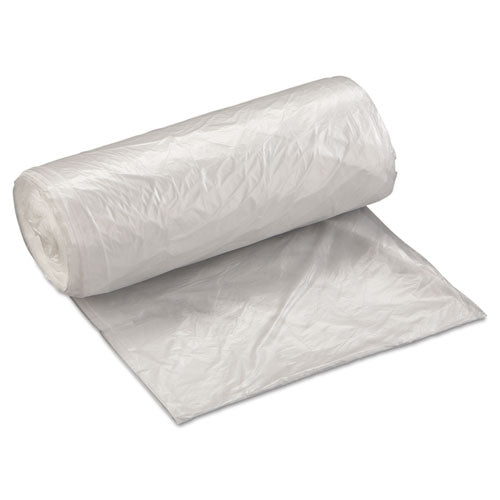 High-density Commercial Can Liners Value Pack, 16 Gal, 7 Microns, 24" X 31 ", Clear, 50 Bags/roll, 20 Rolls/carton