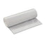 High-density Commercial Can Liners Value Pack, 33 Gal, 14 Microns, 33" X 39", Clear, 25 Bags/roll, 10 Rolls/carton