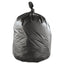 High-density Commercial Can Liners Value Pack, 60 Gal, 19 Microns, 38" X 58", Black, 25 Bags/roll, 6 Rolls/carton