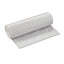High-density Commercial Can Liners Value Pack, 60 Gal, 12 Microns, 38" X 58", Clear, 25 Bags/roll, 8 Rolls/carton