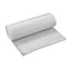 High-density Commercial Can Liners Value Pack, 60 Gal, 14 Microns, 38" X 58", Clear, 25 Bags/roll, 8 Rolls/carton