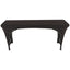 Igear Fabric Table Cover, Polyester/spandex, 30" X 96", Black