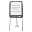 Ingenuity Portable Flipchart Easel With Dry Erase Surface, 35 X 30, 73" Tall Easel, Charcoal Polyethylene Frame