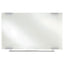 Clarity Glass Dry Erase Board With Aluminum Trim, 72 X 36, White Surface