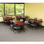 Officeworks Commercial Wood-laminate Folding Table, Rectangular Top, 96w X 30d X 29h, Mahogany