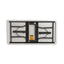 Indestructable Industrial Folding Table, Rectangular Top, 1,200 Lb Capacity, 96w X 30d X 29h, Platinum