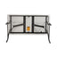 Indestructable Industrial Folding Table, Rectangular Top, 1,200 Lb Capacity, 96w X 30d X 29h, Platinum
